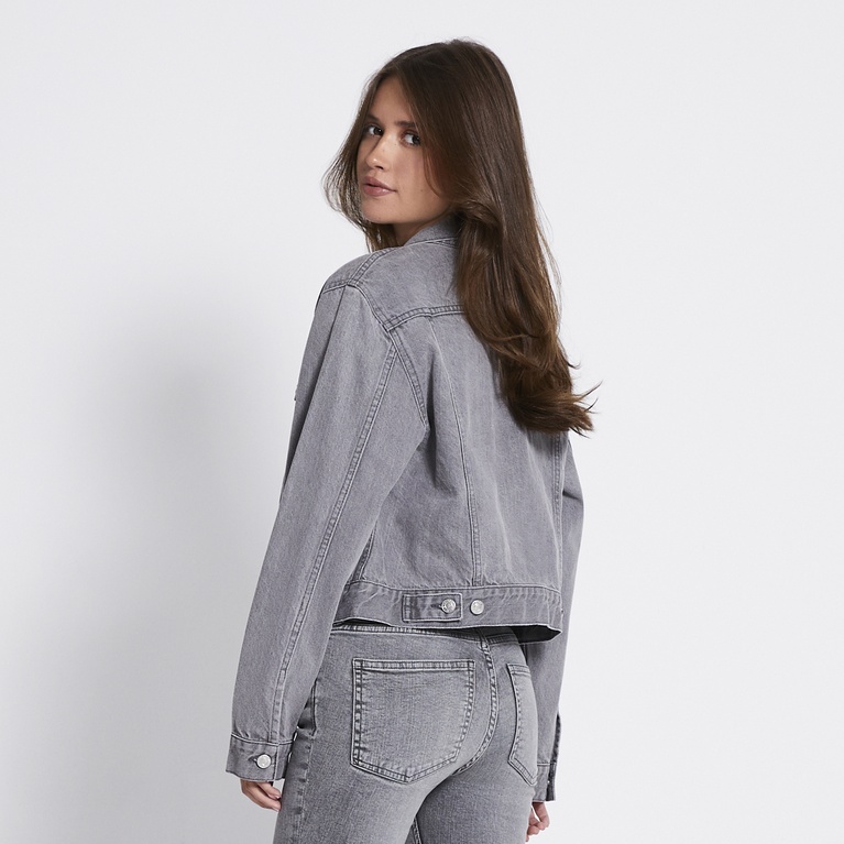Cropped denim jacket "Own"